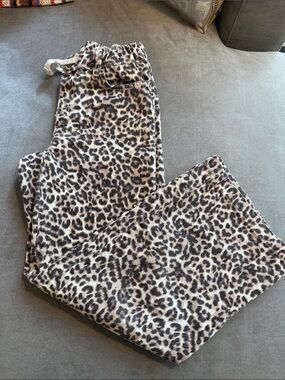 Kids Leopard Print Jeans - Brown Black